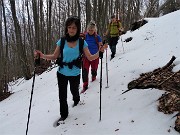 AL PIZZO GRANDE del Sornadello sul sentiero ‘Passo Lumaca' il 18 marzo 2017 